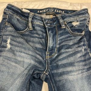 American eagle ripped jeans